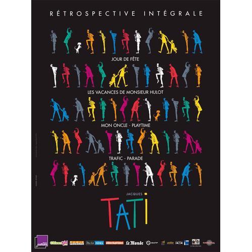 Rétrospective Intégrale Jacques Tati - Véritable Affiche De Cinéma ... on Productcaster.