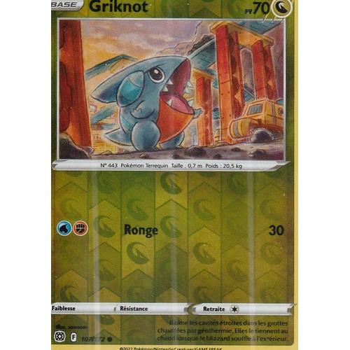 Carte Pokemon - Griknot - 107/172 - Reverse - Épée Et Bouclier 9 - ... on Productcaster.