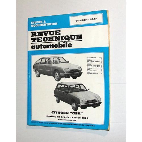 Revue Technique Automobile Citroen Gsa Berline Et Break 1130 Et 130... on Productcaster.