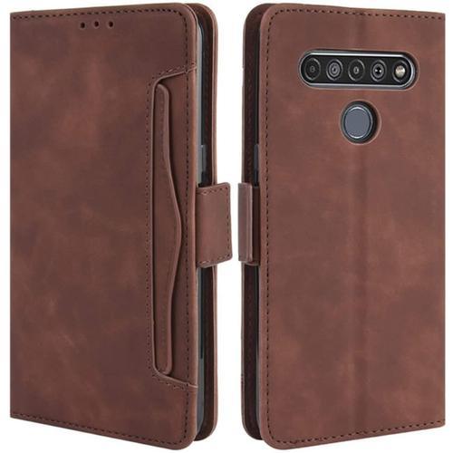 Coque Pour Lg K61, Housse À Rabat En Premium Pu Cuir Flip Cover Cas... on Productcaster.