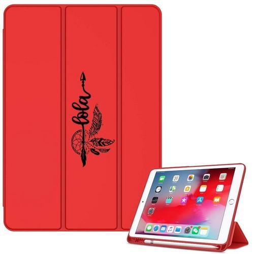 Housse Ipad Mini 6 Rouge Avec Votre Prenom Dreamcatcher on Productcaster.