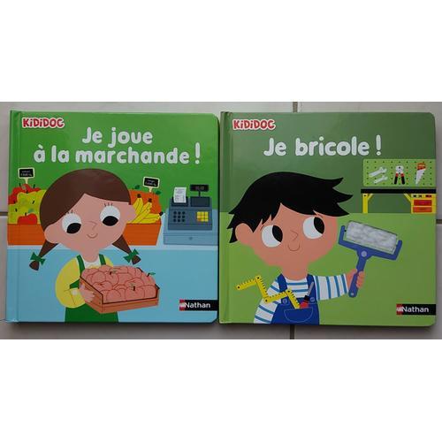 Lot 2 Albums Kididoc : Je Joue À La Marchande ! + Je Bricole ! on Productcaster.