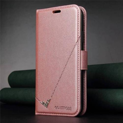 Étui Portefeuille En Cuir Pour Huawei P40 Lite P30 Lite P20pro P Sm... on Productcaster.