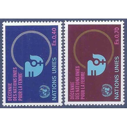 Timbre Collection Onu Genève N° Yvert Et Tellier 89/90 Neuf Sans Ch... on Productcaster.