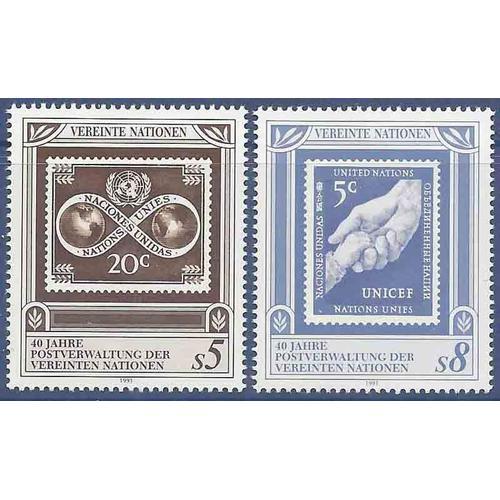 Timbre Collection Onu Vienne N° Yvert Et Tellier 129/130 Neuf Sans ... on Productcaster.