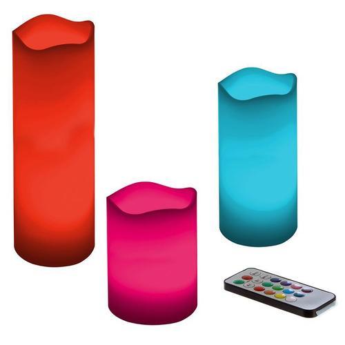 Coffret Bougies LED RGB à piles avec Télécommande on Productcaster.