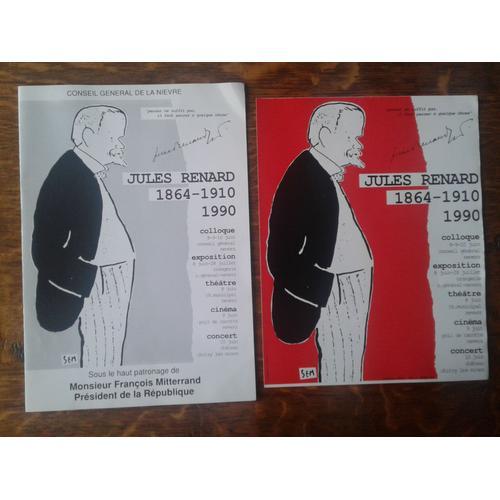 Jules Renard 1864 - 1910 - Programme + Affiche 1990 - Sous Le Haut ... on Productcaster.