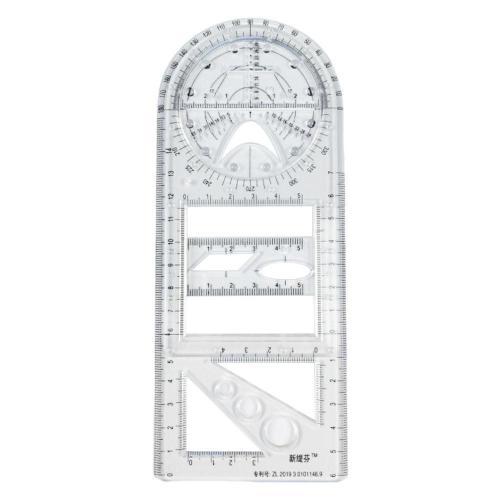 Règle Géométrique Multifonctionnelle, Modèle De Dessin Géométrique,... on Productcaster.