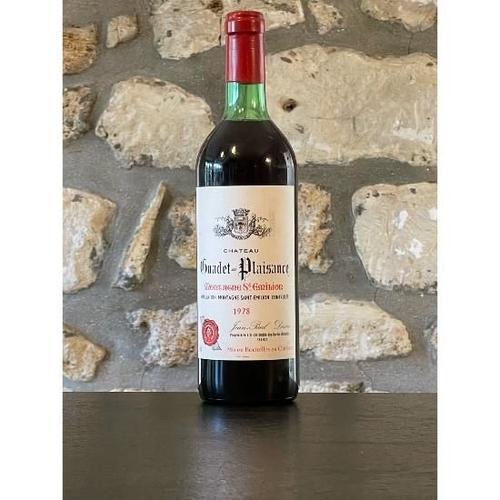 Vin Rouge, Montagne St Emilion, Château Guadet Plaisance 1978 on Productcaster.