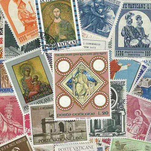 Collection De Timbres Vatican Oblitérés : Qté - 700 Timbres Différe... on Productcaster.