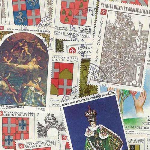 Collection De Timbres Malte Ordre Oblitérés : Qté - 75 Timbres Diff... on Productcaster.