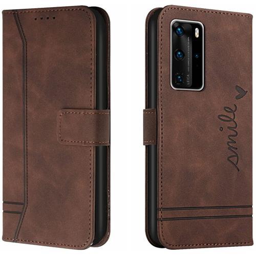 Coque Huawei P40 Pro,Portefeuille Etui Housse Pour Huawei P40 Pro C... on Productcaster.