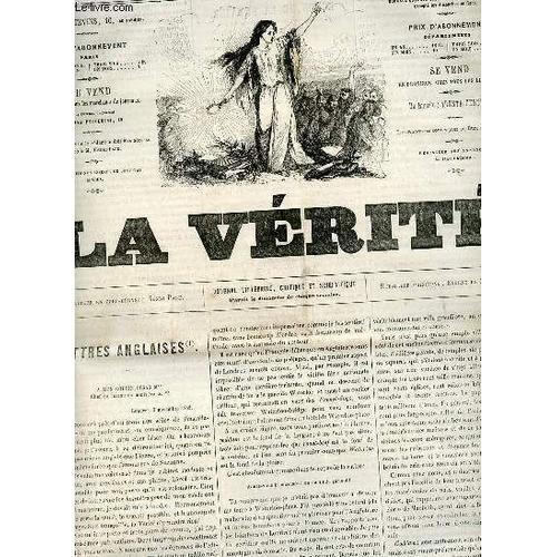 La Vérité N°87 Troisième Année Dimanche 6 Novembre 1859 - Lettres A... on Productcaster.