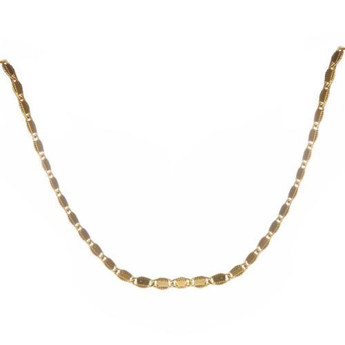 Collier Merrill Cha¿Ne Elliptique Plaqu¿E Or 24k Pour Femmes on Productcaster.