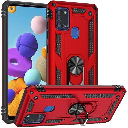 Coque Pour Galaxy A21s, Étui Antichoc Cover Anti Housse Avec Bague ... on Productcaster.