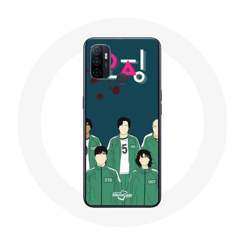 Coque Oppo A53 Squid Game Affiche Personnages Art on Productcaster.