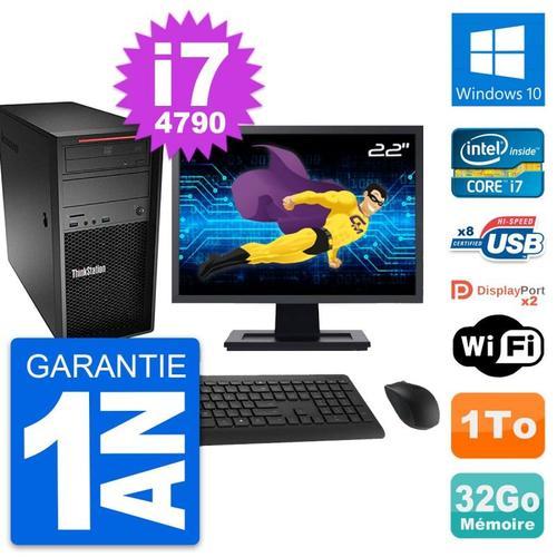 PC Tour Lenovo P300 Ecran 22" Intel i7-4790 RAM 32Go Disque 1To Win... on Productcaster.