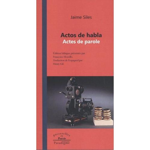 Actos De Habla / Actes De Parole on Productcaster.