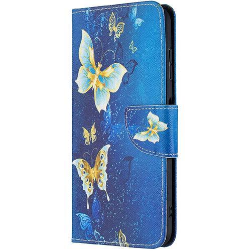 Coque Pour Nokia 1.4 Etui Housse Cuir Peint Portefeuille Avec Porte... on Productcaster.