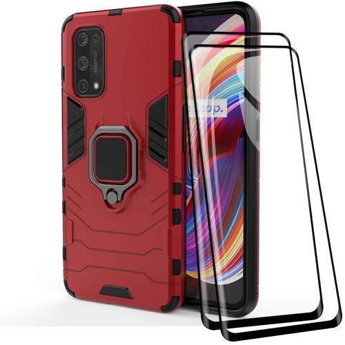 Coque + 2 Pièces Verre Trempé Pour Oppo Realme X7 Pro, Tpu/Pc Dual ... on Productcaster.