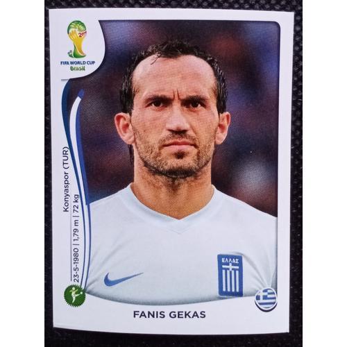 Coupe Du Monde Brasil 2014 - Image Panini - Grèce N°220 Fanis Gekas on Productcaster.