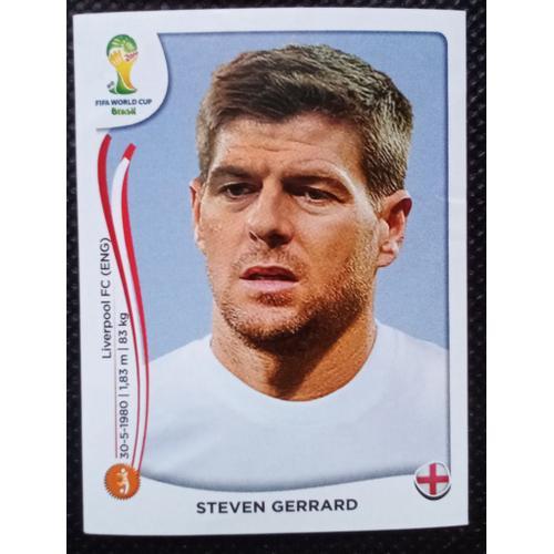 Coupe Du Monde Brasil 2014 - Image Panini - Angleterre N°307 Steven... on Productcaster.