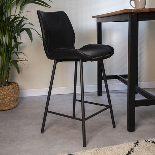 Beau Tabouret De Bar Industriel Noir on Productcaster.