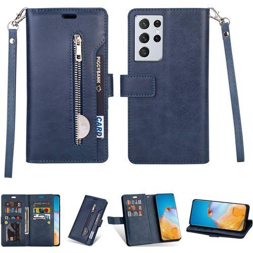 Etui Coque Pour Samsung Galaxy S21 Ultra, 10 Porte Carte Credit Tic... on Productcaster.