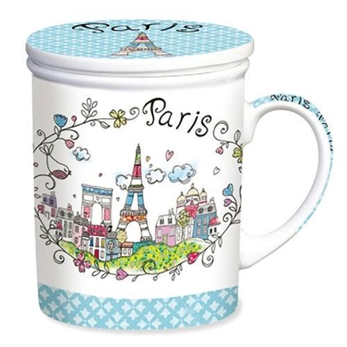 Tasse En Céramique Avec Infuseur Paris Médaillon on Productcaster.