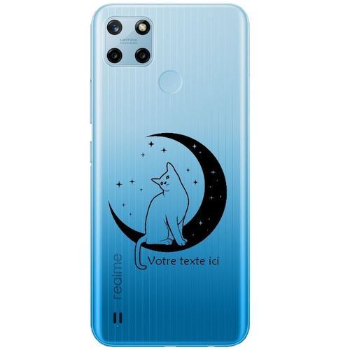 Coque Realme C21y Et C25y Chat Lune on Productcaster.