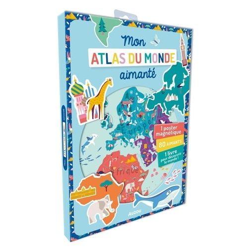 Mon Atlas Du Monde Aimanté - Avec 1 Poster Magnétique, 80 Aimants E... on Productcaster.