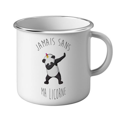 Mug Métal Tasse Jamais Sans Ma Licorne Humour Mignon Dessin Le Dab ... on Productcaster.