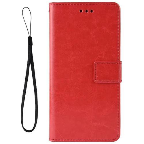 Coque Pour Oppo Reno6 5g, Premium Pu Cuir Flip Portefeuille Télépho... on Productcaster.