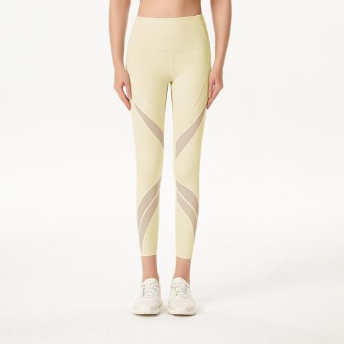 Pantalon De Yoga Taille Haute Pour Femmes, Couleur Chair, Pêche, Ha... on Productcaster.