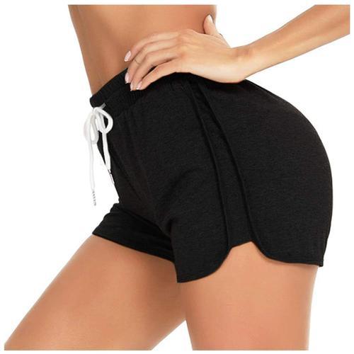 Femmes Décontracté Doux Comfy Sport Haute Élasticité Salon Short Av... on Productcaster.