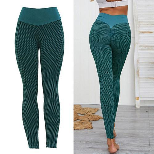 Leggings De Fitness Taille Haute En Polyester Pour Femmes, Sans Cou... on Productcaster.