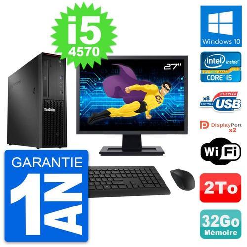 PC Lenovo P300 SFF Ecran 27" Intel i5-4570 RAM 32Go Disque 2To Wind... on Productcaster.