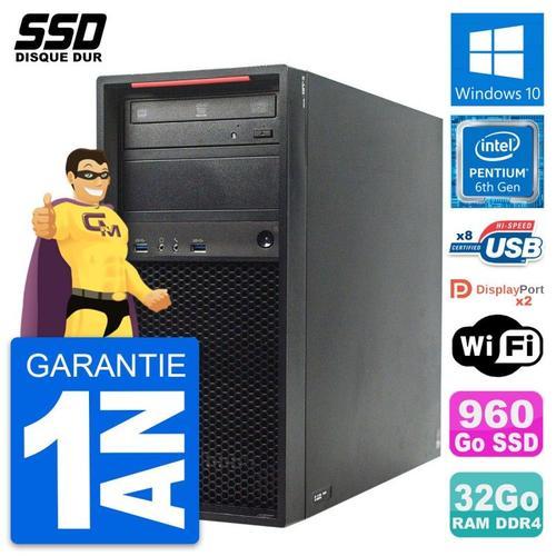 PC Tour Lenovo ThinkStation P320 Intel G4400 RAM 32Go SSD 960Go Win... on Productcaster.