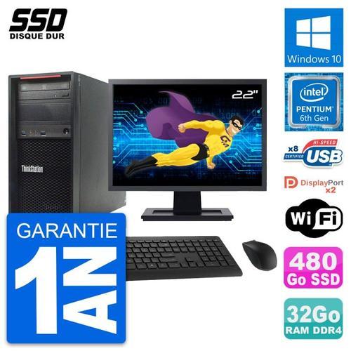 PC Tour Lenovo P320 MT Ecran 22" Intel G4400 RAM 32Go SSD 480Go Win... on Productcaster.