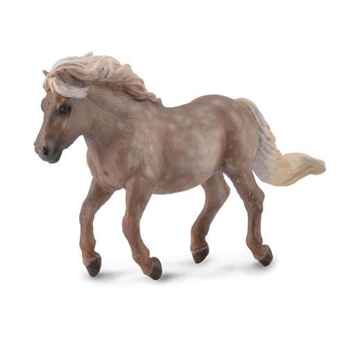 Figurine Cheval : Shetland Pony Argent Grison on Productcaster.