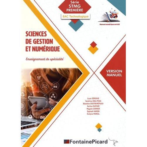 Sciences De Gestion Et Numérique 1re Stmg - Version Manuel on Productcaster.