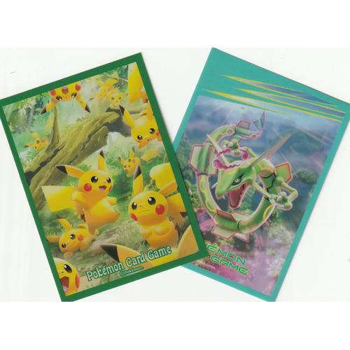 2 Protèges Carte Pokemon - Pokemon Card Game - Pikachu + Rayquaza -... on Productcaster.