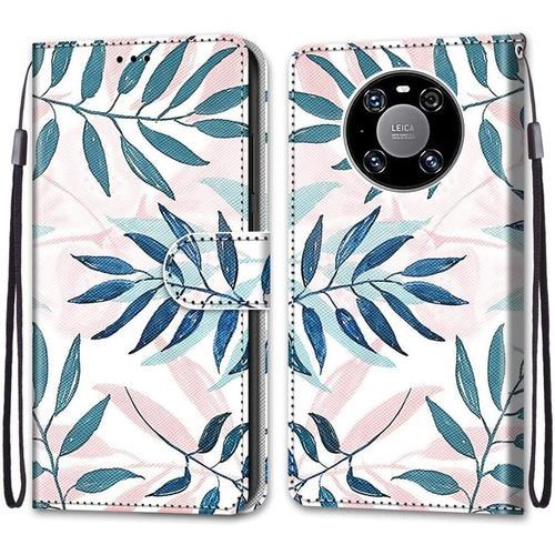 Coque Pour Huawei Mate 40 Pro, Etui En Cuir Pu Portefeuille Housse ... on Productcaster.