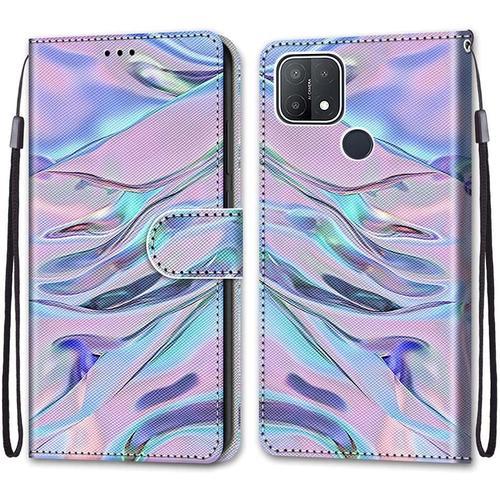 Coque Pour Oppo A15 / A15s, Etui En Cuir Pu Portefeuille Housse Coq... on Productcaster.