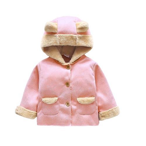 Manteau Bébé À Capuche Daim Et Polaire En 100% Polyester : Orlia on Productcaster.