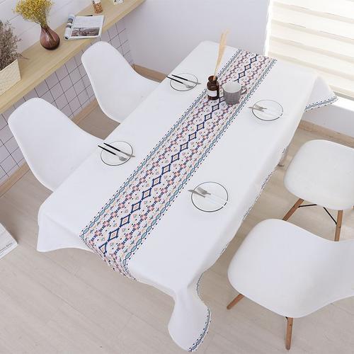 Nappe Chemin De Table Nappe Rectangulaire Set De Table Nappe Bohème... on Productcaster.