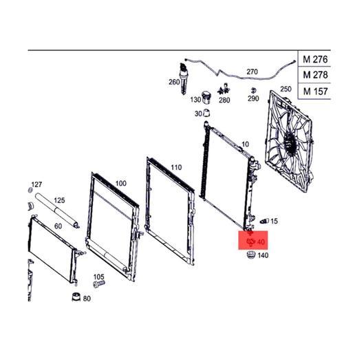 Support De Montage Inférieur De Radiateur, 2 Pièces, 2515040114 Pou... on Productcaster.