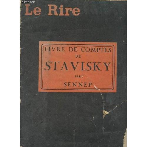 Le Rire - Livre De Comptes De Stavisky. on Productcaster.