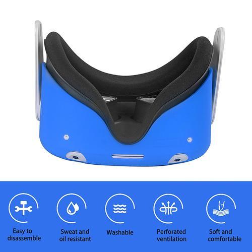 Housse De Protection Compatible Avec Oculus Quest 2 Coque - Bleu on Productcaster.