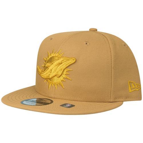 New Era 9fifty Snapback Cap - Miami Dolphins Panama Tan on Productcaster.